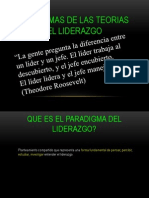 Paradigmas de Las Teorias Del Liderazgo