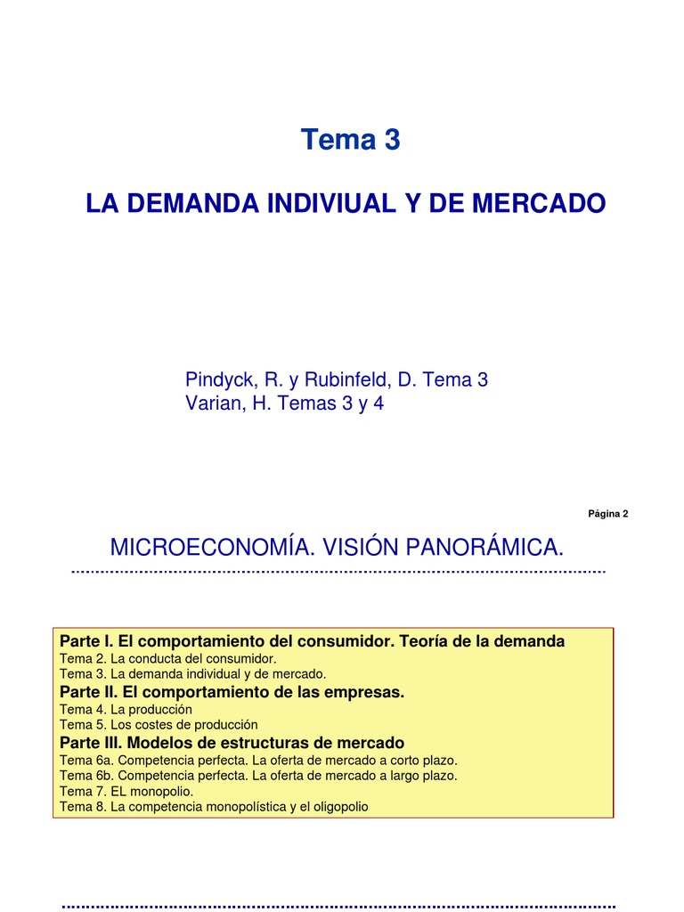 Demanda Individual y Variaciones de Renta | PDF | Curva de demanda ...