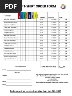 WRF T-Shirt Order Form_July 2013
