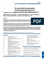 Evaluation of The Alcoholic Fermentation Kinetics of Enzymatic Hydrolysates From Sugarcane Bagasse (Saccharum Officinarum L.)