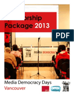 MDD 2013 Sponsorship Package