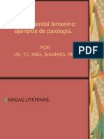 10.2 Aparato genital femenino  ejemplos de patología.