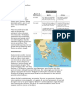 Athens and Sparta Information Sheet