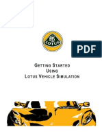Getting Started With Lotus Vehicle Simulation