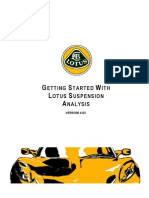 Getting Started With Lotus Suspension Analysis