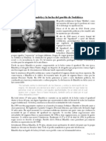 Nelson Mandela y la lucha del pueblo de Sudáfrica