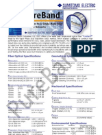 Fiber Optical Specifications Geometrical Specifications: Pureband