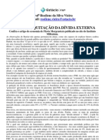 A Farsa Da Quitação Da Dívida Externa