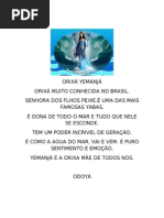 ORIXÁ YEMANJÁ