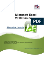 Manual Excel Basic o 2010