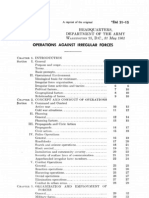 Operations Against Irregul