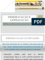 ALM030 - Desidratação e Liofilização