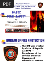 Fire Safety Lecture - Caridad