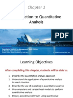 Chapter 1 Introduction To Quantitative Analysis