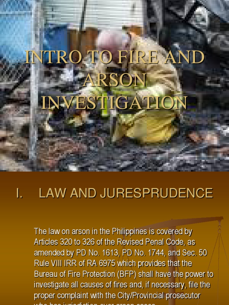 Arson Investigation Insights in the Philippines | PDF | Fires | Explosion