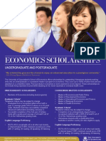 2012 Economics Scholarships Vietnam Poster