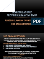 Sekretariat Dprd Resume Subbag Protokol