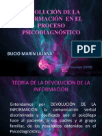 Devolución de La Información.