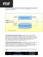 OLTP Vs Olap