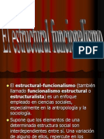 El Estructural Funcionalismo