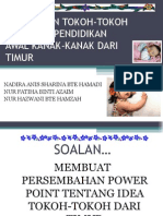 Tokoh-Tokoh Timur Dalam Pendidikan Prasekolah