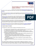 Fact Sheet #17E: Exemption For Employees in Computer-Related Occupations Under The Fair Labor Standards Act (FLSA)