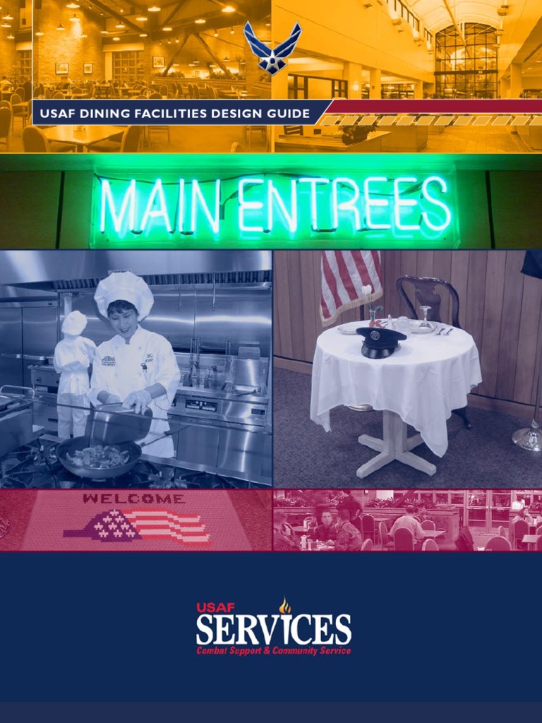 Al Udeid DFAC Design Guidelines | PDF | Menu | Kitchen
