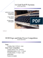 Lecture 14: Grid-Tied PV Systems: ECEN 4517/5517