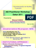 AEI Practitioner Workshop Dakar 2011: Low Cost Techniques in Rural Tunisia