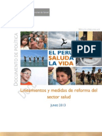 Reforma Salud Peru 2013