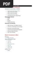 Module 1: Performance Engineering: Introduction To Performance - Workflow