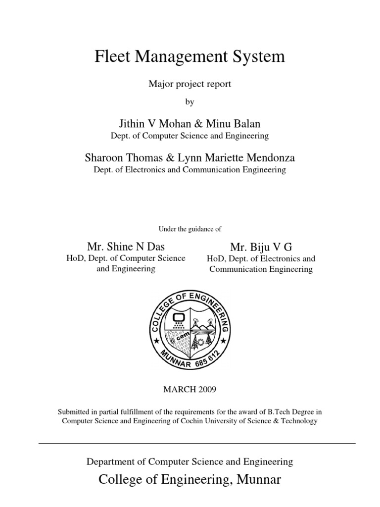 Open Source Fleet Management System | PDF | General Packet Radio ...