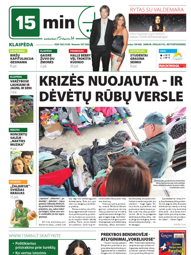 15min Klaipėda 2008-10-09 | PDF