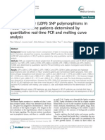 Leptin Receptor (LEPR) SNP Polymorphisms in HELLP Syndrome Patients Determined by Quantitative Real-Time PCR and Melting Curve Analysis