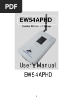 Ew54aphd Manual