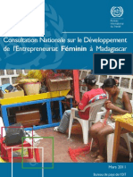 Consultation nationale sur le développement de l’entrepreneuriat féminin à Madagascar