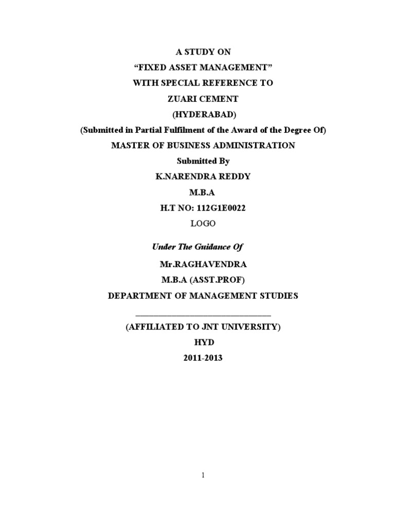 Under The Guidance of | PDF | Finance & Money Management