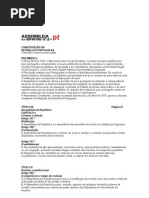 Constituição - alguns artºs  de A.R.