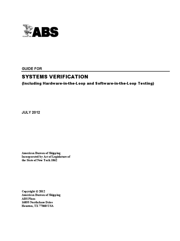 Systems Verification Guide E Pdf Verification And Validation