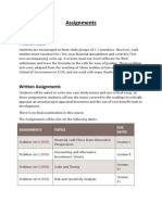 Project Appraisal in Developing Countries - Assignments