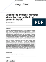Holt 2005 - Local Foods and Local Markets, Strategies to Grow the Local Sector in the UK