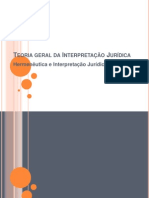 Teoria Geral Da Interpretação Jurídica