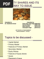 Download Equity Shares Ppt by sharanjeet SN14712108 doc pdf