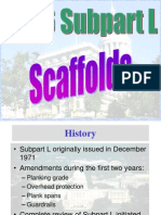 OSHA Scaffold Standard Summary