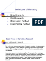 Advertising and Marketing Research (Maam)