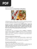 Como Se Come Na AR - Maio 2012