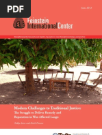 Modern Challenges to Traditional Justice