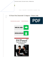 18 Pasos para Desarrollar Tu Negocio - Pinson Linda - FL