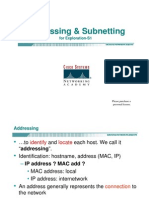 Addressing & Subnetting