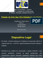Estado da Arte das UCs Estaduais em Goiás.ppt